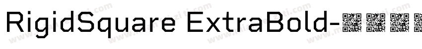 RigidSquare ExtraBold字体转换